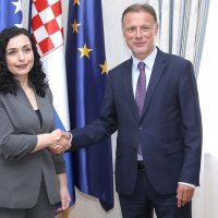 Zagreb: Jandroković primio predsjednicu Republike Kosovo Vjosu Osmani Sadriu