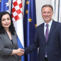 Zagreb: Jandroković primio predsjednicu Republike Kosovo Vjosu Osmani Sadriu