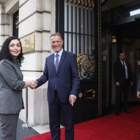 Zagreb: Jandroković primio predsjednicu Republike Kosovo Vjosu Osmani Sadriu