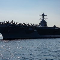 USS Gerald R. Ford u Splitu