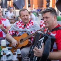 Osijek: Atmosfera u gradu uoči utakmice Hrvatska -Turska, nogomet, 12.10.2023.