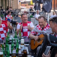 Osijek: Atmosfera u gradu uoči utakmice Hrvatska -Turska, nogomet, 12.10.2023.