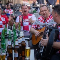 Osijek: Atmosfera u gradu uoči utakmice Hrvatska -Turska, nogomet, 12.10.2023.