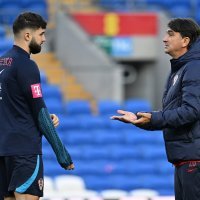 Trening hrvatske nogometne reprezentacije uoči utakmice protiv Walesa