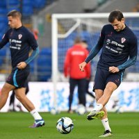 Trening hrvatske nogometne reprezentacije uoči utakmice protiv Walesa