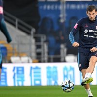 Trening hrvatske nogometne reprezentacije uoči utakmice protiv Walesa