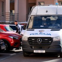 Privođenje navijača na Prekršajni sud u Osijeku