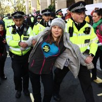 Greta Thunberg privedena u Londonu