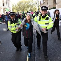 Greta Thunberg privedena u Londonu