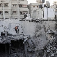 Posljedice bombardiranja u južnom dijelu Pojasa Gaze