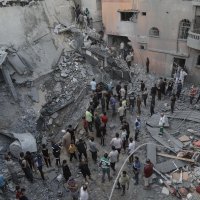 Posljedice bombardiranja u južnom dijelu Pojasa Gaze