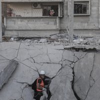 Posljedice bombardiranja u južnom dijelu Pojasa Gaze