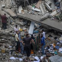 U zračnim napadima na Gazu srušena je crkva Svetog Porfirija