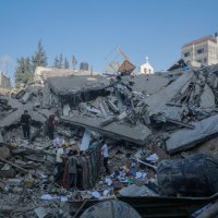 U zračnim napadima na Gazu srušena je crkva Svetog Porfirija