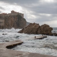 Olujno jugo u Dubrovniku