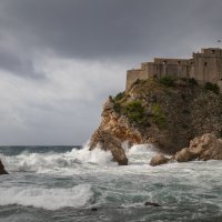 Olujno jugo u Dubrovniku