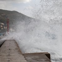 Olujno jugo u Dubrovniku