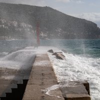 Olujno jugo u Dubrovniku