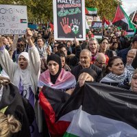 Prosvjed podrške Palestini u Parizu