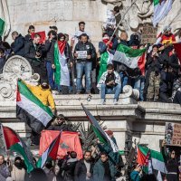 Prosvjed podrške Palestini u Parizu