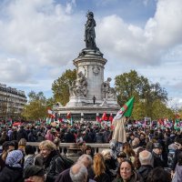 Prosvjed podrške Palestini u Parizu