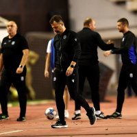 Igrači Hajduka i trener Ivan Leko nakon poraza, Hajduk-Osijek 0:2
