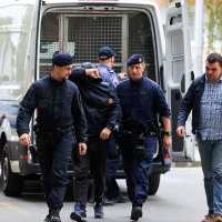 Privođenje navijača na Općinski sud u Velikoj Gorici