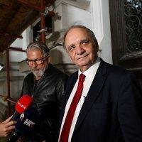 Branimir Glavaš na izlasku iz suda