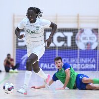 Omiš, 28.10.2023 - Futsal: Utakmica glavne runde UEFA futsal Lige prvaka između Olmissuma i Sportinga...