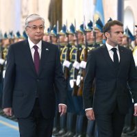 Emmanuel Macron u Kazahstanu