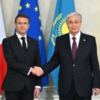 Emmanuel Macron u Kazahstanu