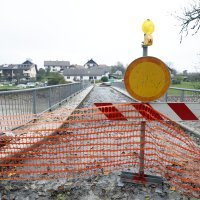 Škofja Loka: Zbog poplava oštećen most na Sori u selu Suha