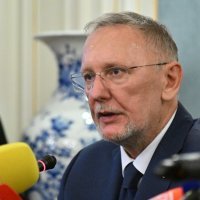 Davor Božinović, Matteo Piantedosi i Boštjan Poklukar nakon sastanka u Trstu