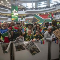 Doček južnoafričkim ragbijašima, svjetskim prvacima