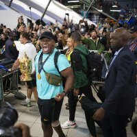 Doček južnoafričkim ragbijašima, svjetskim prvacima