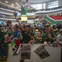 Doček južnoafričkim ragbijašima, svjetskim prvacima