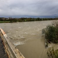 Zagreb: Nabujala Sava kod Podsusedskog mosta nosi naplavine