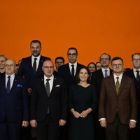 Gordan Grlić Radman i Annalena Baerbock na sastanku ministara vanjskih poslova