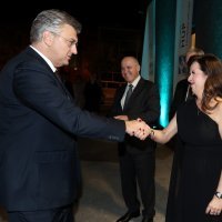 Andrej Plenković i Irena Weber