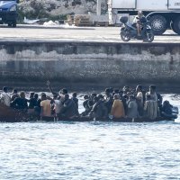 Migranti na Lampedusi