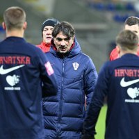 Hrvatska nogometna reprezentacija, trening, Riga, 17.11.2023.