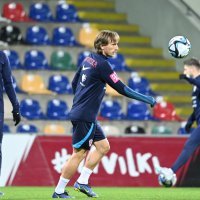 Hrvatska nogometna reprezentacija, trening, Riga, 17.11.2023.