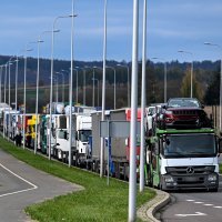 Blokada kamiona na poljsko-ukrajinskoj granici