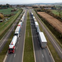 Blokada kamiona na poljsko-ukrajinskoj granici
