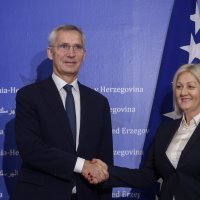 Jens Stoltenberg i Borjana Krišto