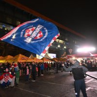 Hrvatska - Armenija, navijači uoči utakmice, 21.11.2023.