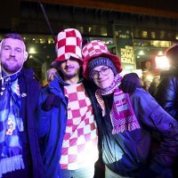 Hrvatska - Armenija, navijači uoči utakmice, 21.11.2023.