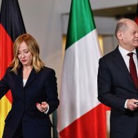Giorgia Meloni i Olaf Scholz