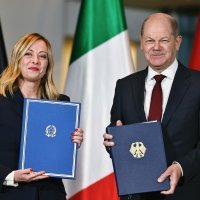Giorgia Meloni i Olaf Scholz