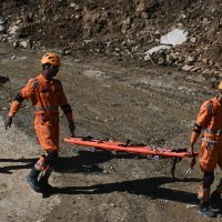 Spašavanje radnika iz urušenog tunela u Indiji